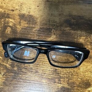 Black Rectangular Eyeglasses